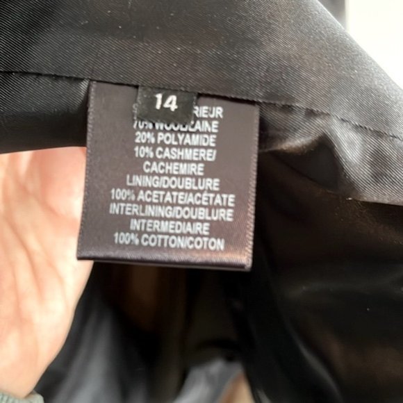 HiSO Cashmere/Wool Dress Coat - Picture 4 of 6